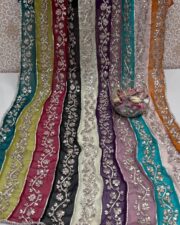 Beautiful handmade gotta work dupatta — luxury multi-shaded chiffon with elegant detailing and premium finish