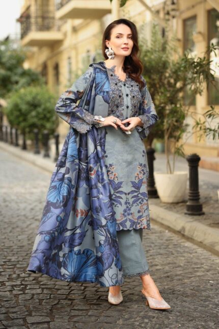 Rang Rasia – Luxury Digital Print Airjet Lawn 3PC Suit