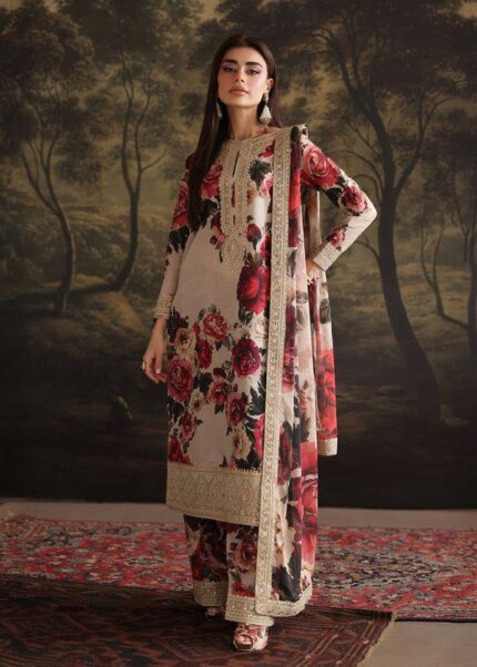 Zainab Chottani – Premium Shmoz Silk Unstitched 3PC Suit