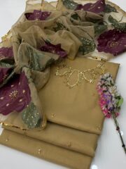 Premium Handwork Organza – Luxury 2PC Party Wear Dress - Image 5