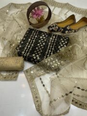 Fancy Wedding Collection – Luxury 3PC Suit with Matching Khussa - Image 7