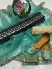 Fancy Wedding Collection – Luxury 3PC Suit with Matching Khussa - Image 6