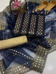 Fancy Wedding Collection – Luxury 3PC Suit with Matching Khussa - Image 3