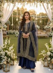 Fancy Wedding Collection – Luxury 3PC Suit with Matching Khussa - Image 2