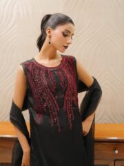 FPL Fancy Collection – Premium Luxury 3PC Party Wear Dress - Image 3