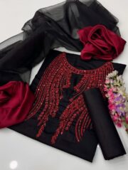 FPL Fancy Collection – Premium Luxury 3PC Party Wear Dress - Image 6