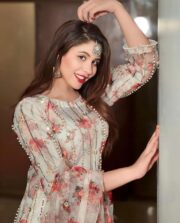 Premium Organza Collection – Digital Embroidered 3PC Suit (Pearls Work)