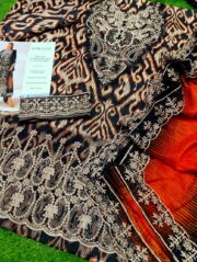 IZNIK Premium Lawn – Full Heavy Embroidery 3PC Suit - Image 4