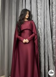 Full Sleeves Cap Shawl Maxi