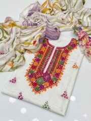 3 Piece Premium Unstitched Suit