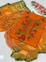 3 Piece Premium Unstitched Suit - Image 8
