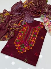 3 Piece Premium Unstitched Suit - Image 6