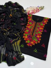 3 Piece Premium Unstitched Suit - Image 5