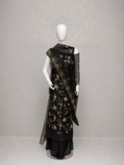 Premium Soft Net Heavy Embroidered 3 Piece Suit – Katori Sequence