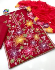 Anillas Premium Lawn Cotton 3 Piece Unstitched Suit - Image 15
