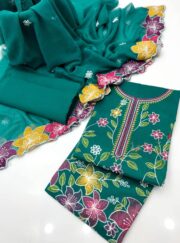 Anillas Premium Lawn Cotton 3 Piece Unstitched Suit - Image 12