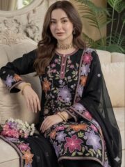 Anillas Premium Lawn Cotton 3 Piece Unstitched Suit - Image 7