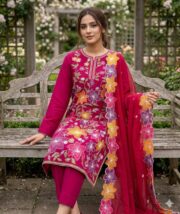 Anillas Premium Lawn Cotton 3 Piece Unstitched Suit - Image 6