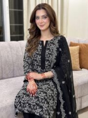 Shiffle Chikankari Jaal Cotton Lawn 3 Piece Suit