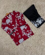 Premium Grip 2PC Printed Co-Ord Set for Women - Image 13
