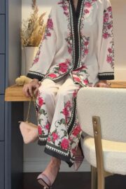 Premium Grip 2PC Printed Co-Ord Set for Women - Image 7