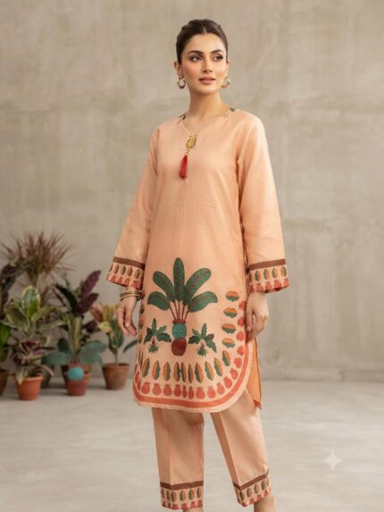 Doria Lawn Digital Printed Stitched 2PC Cord Set
