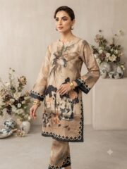 Doria Lawn Digital Printed Stitched 2PC Cord Set