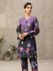 Doria Lawn Digital Printed Stitched 2PC Cord Set